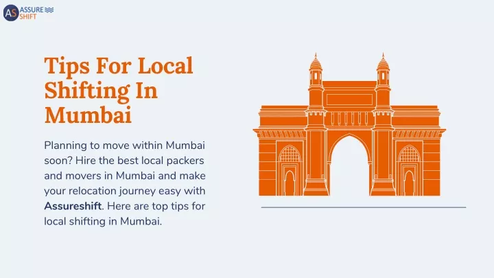 tips for local shifting in mumbai