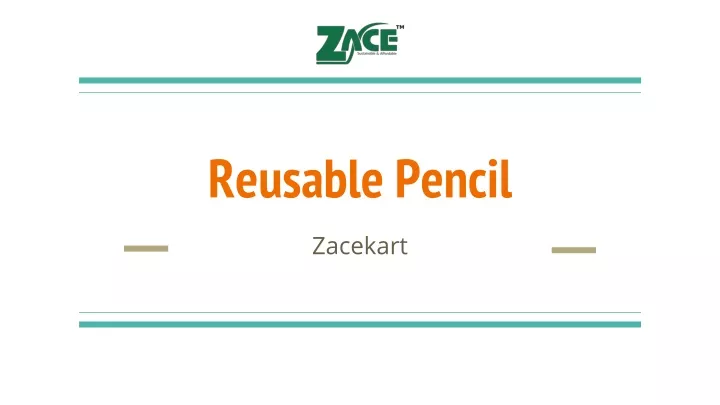 reusable pencil