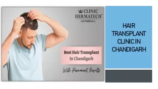 Get Hair Transplant Clinic In Chandigarh