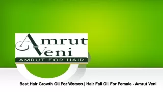 Best Hair Growth/Regrowth Elixir Oil For Men | Hair Fall Oil For Men | Amrut Ven