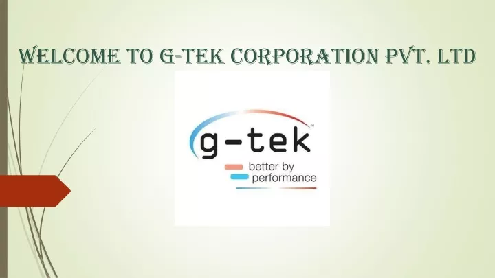 welcome to g tek corporation pvt ltd