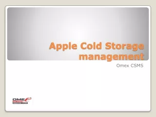 Apple-cold-storage-management