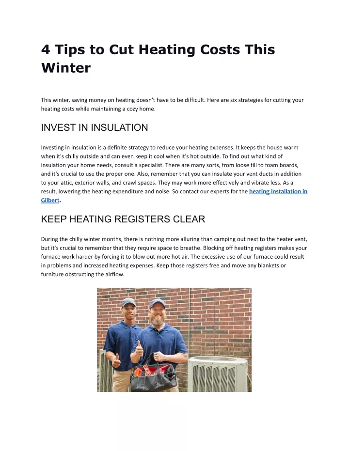 4 tips to cut heating costs this winter