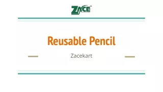 Zacekart's Reusable Pencil