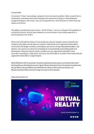 virtual reality