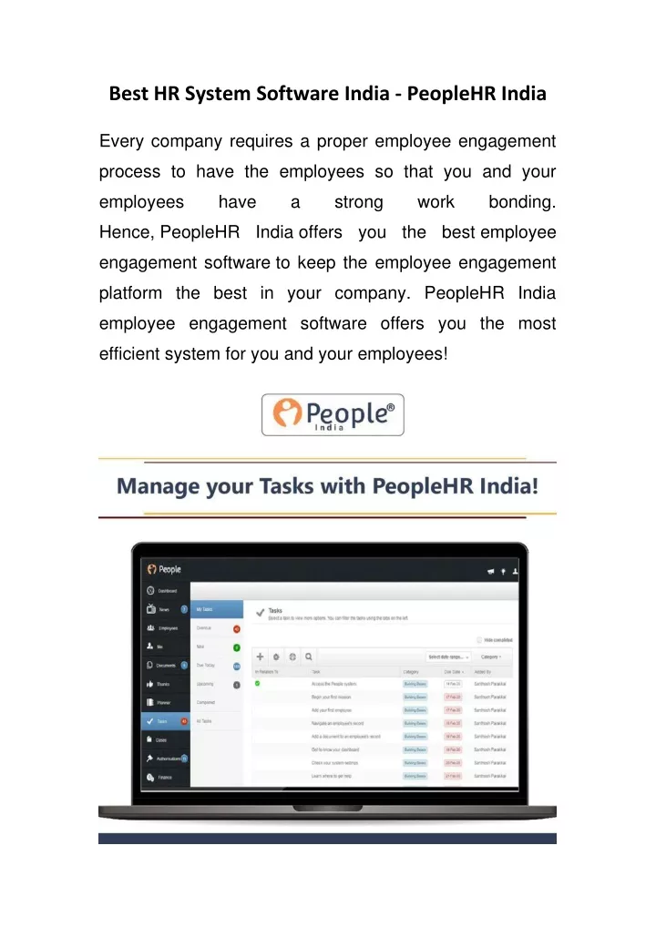 best hr system software india peoplehr india