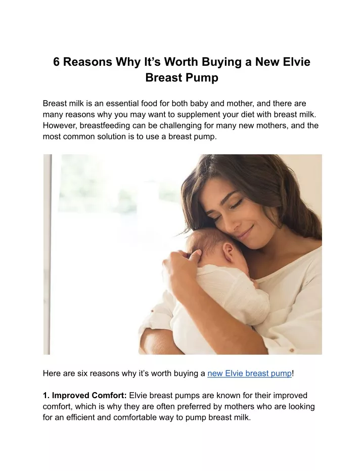 6 reasons why it s worth buying a new elvie