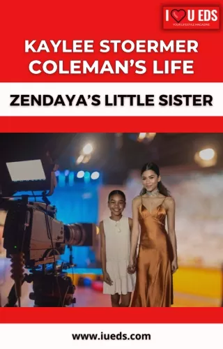 Life of Zendaya's Little Sister, Kaylee Stoermer Coleman