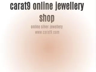online silver jewellery