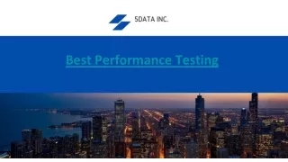 best performance testing