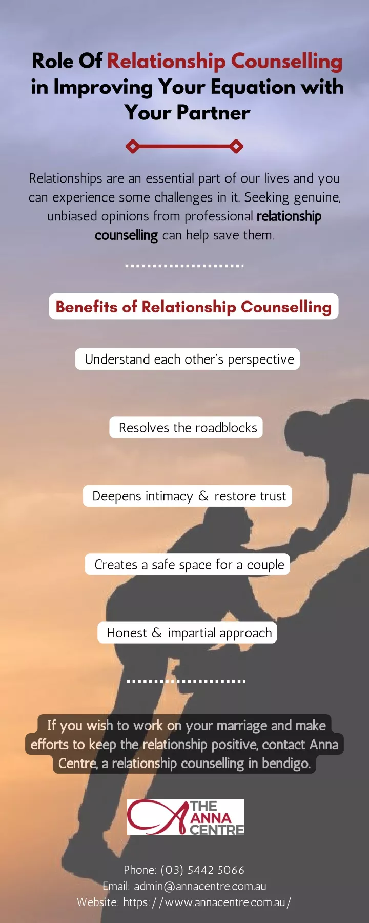 role of relationship counselling in improving