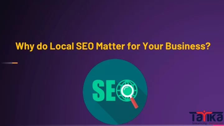 why do local seo matter for your business