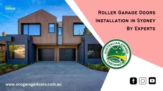 Roller Garage Doors Installation in Sydney By Experts