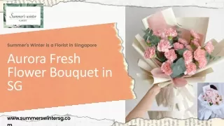 Buy Aurora Roses Bouquet in Singapore at Summer's Winter