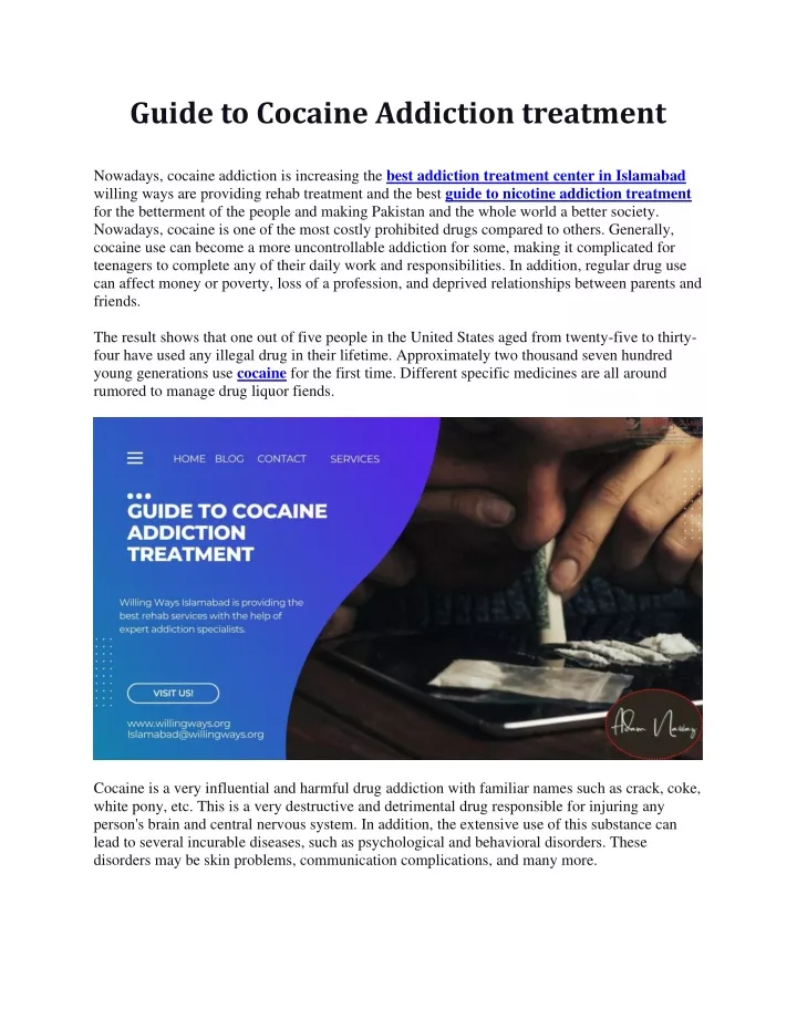 guide to cocaine addiction treatment