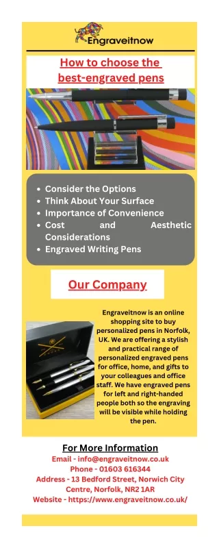 how to choose the best engraved pens