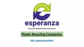 Plastic Recycling Companies