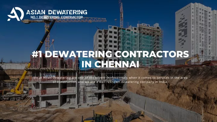 1 dewatering contractors in chennai