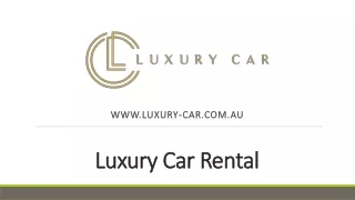 Chauffeur Cars Melbourne - Luxury Car Hire Melbourne Chauffeur