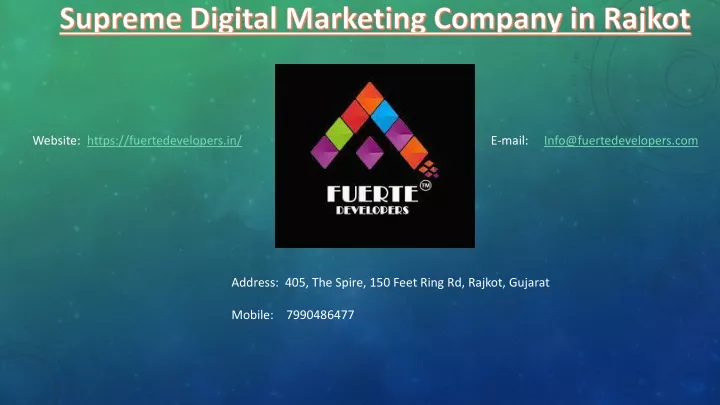 supreme digital marketing company in rajkot