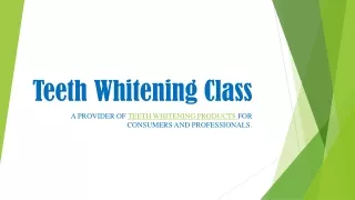 Search for a Teeth Whitening Training in the USA?