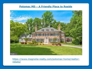 Potomac MD – A Friendly Place to Reside
