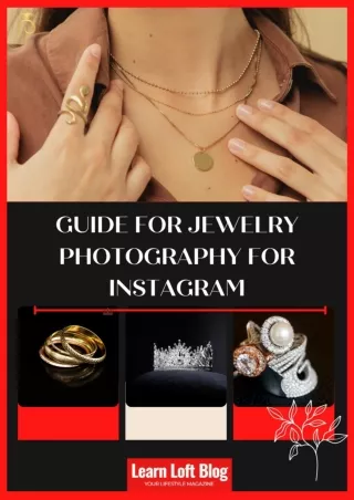 Guide to Jewelry Photography for Instagram