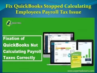 fix quickbooks stopped calculating employees