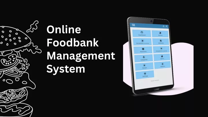 online foodbank management system