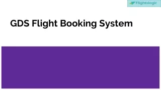 GDS Flight Booking System