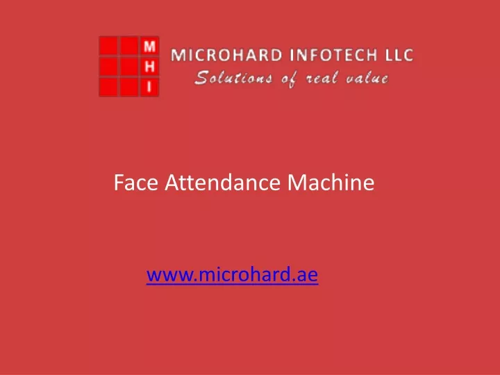 face attendance machine