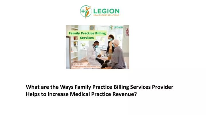 what are the ways family practice billing