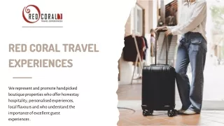 red coral travel experiences