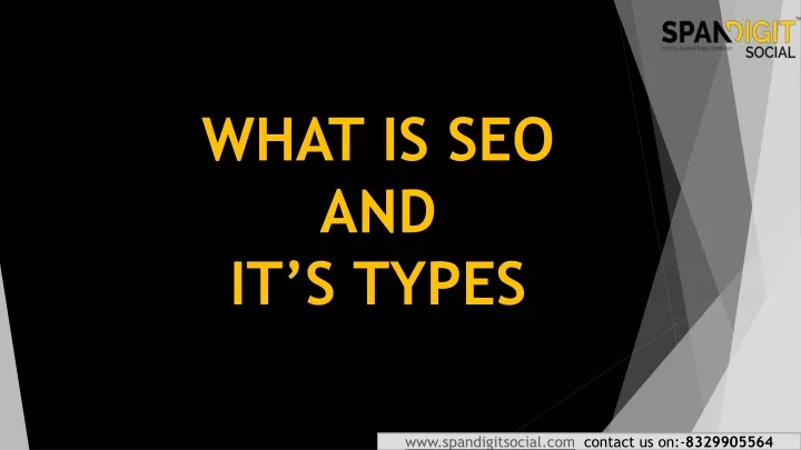 what is seo and it s types