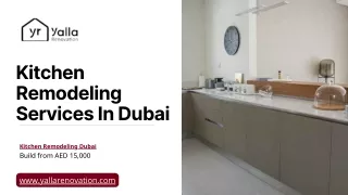 The Best Kitchen Remodeling Contractors in Dubai