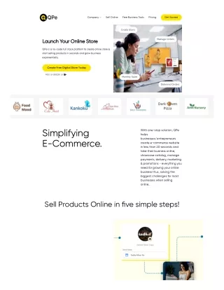 Launch your online store and start selling online
