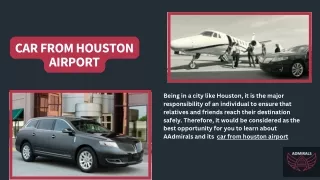 Car from Houston Airport | AAdmirals