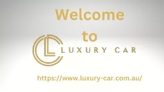 Chauffeur cars Melbourne - Luxury car hire Melbourne chauffeur