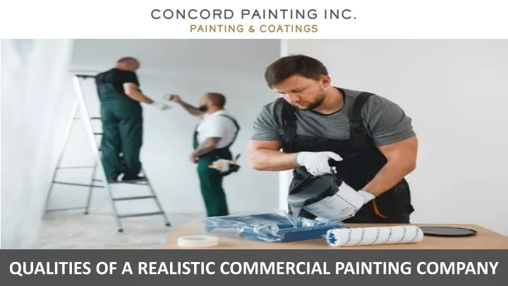 qualities of a realistic commercial painting