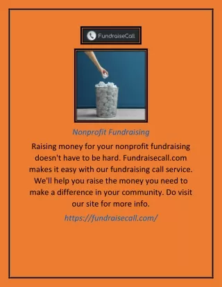 Nonprofit Fundraising