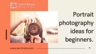 Portrait Photography Ideas For Beginners To Upgrade Professionally | ServFrame