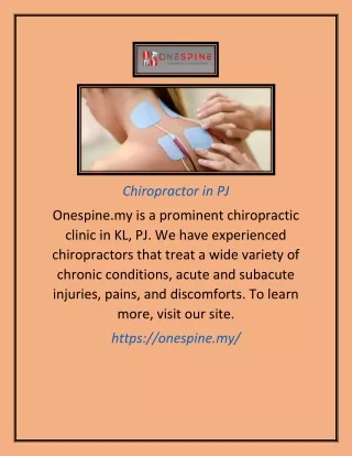 chiropractor in pj