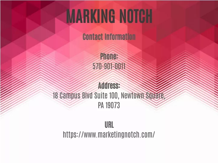 marking notch