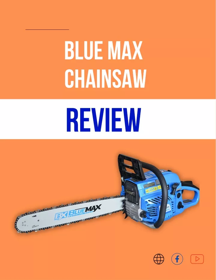 blue max chainsaw