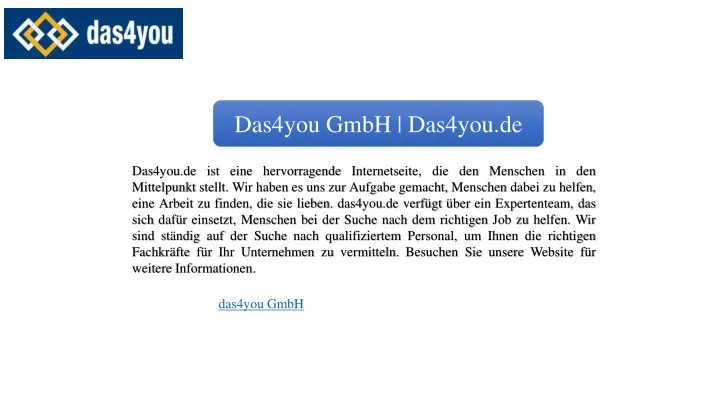 das4you gmbh das4you de