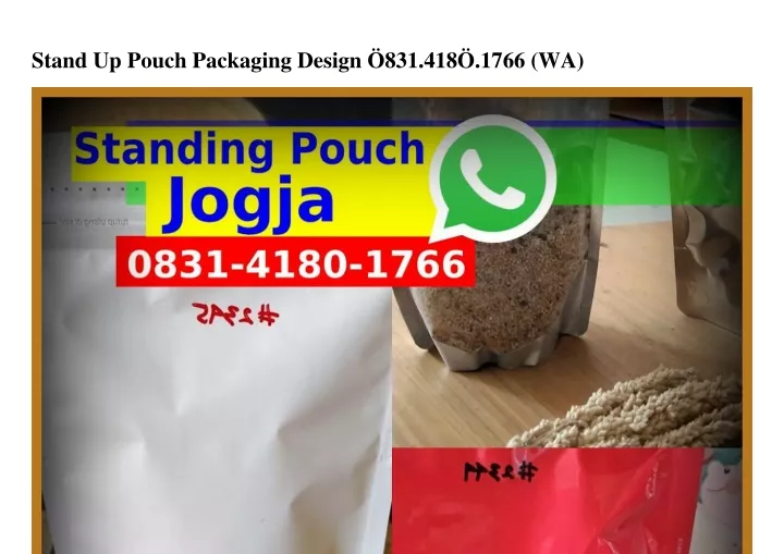 stand up pouch packaging design 831 418 1766 wa