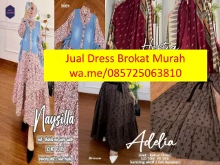 Jual Dress Brokat  085725063810