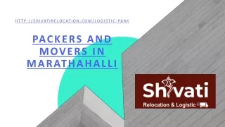 Packers And Movers In Marathahalli