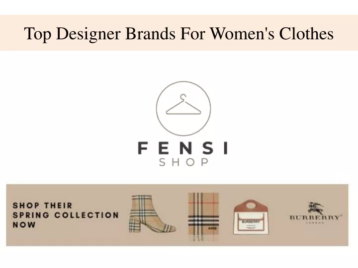 top designer brands for women s clothes