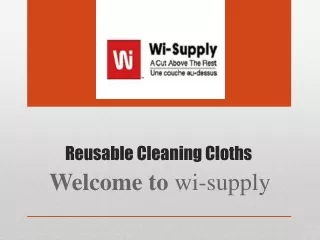 Reusable Cleaning Cloths